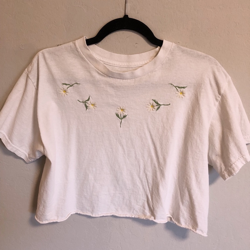 white brandy melville shirt